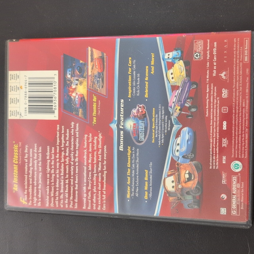 Cars DVD - Picture 2 of 4